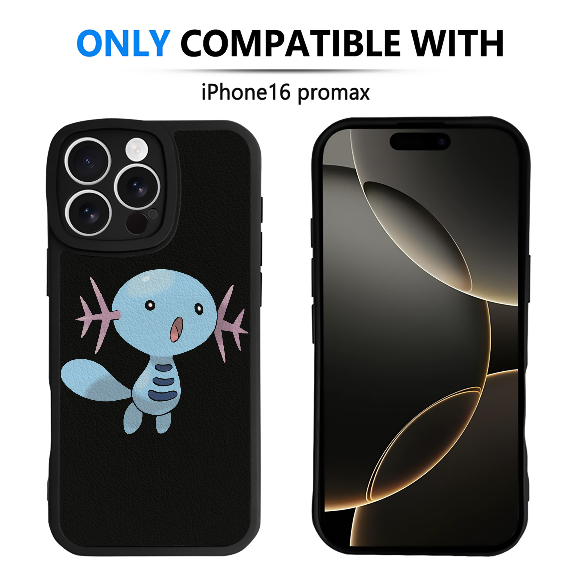 （画像用） ポケットモンスター Pokémon 【iPhone 16シリーズ対応】シリコンスマホケース（レザー調） 材質：シリコン